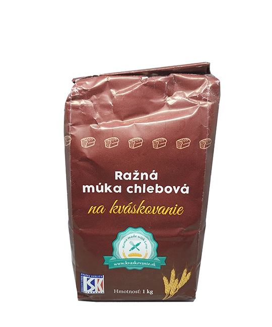 Ražná múka chlebová na KVÁSKOVANIE 1kg