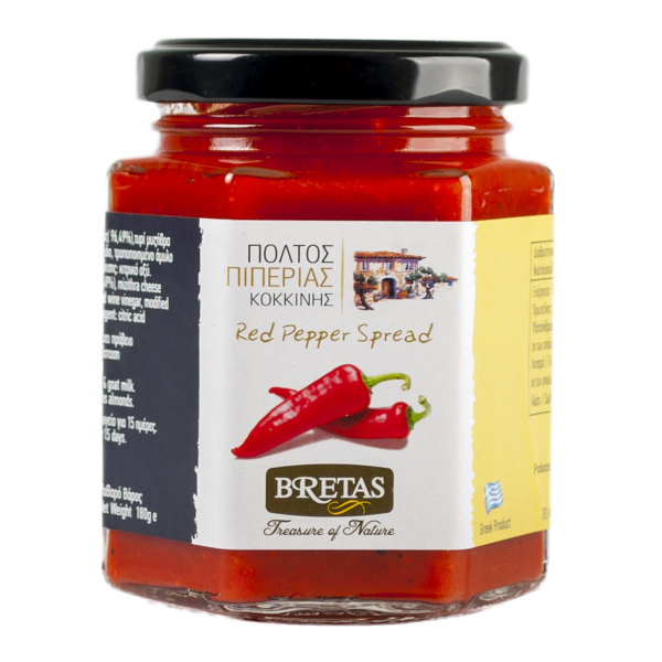 Zeleninová nátierka typu Ajvar z pečenej papriky Florinis a syra Mizithra 180g