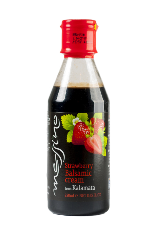 Balzamikový ocot krémový "Messino"s jahodou 250ml