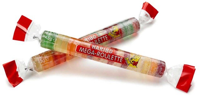 Cukríky Haribo Mega-Roulette 45g