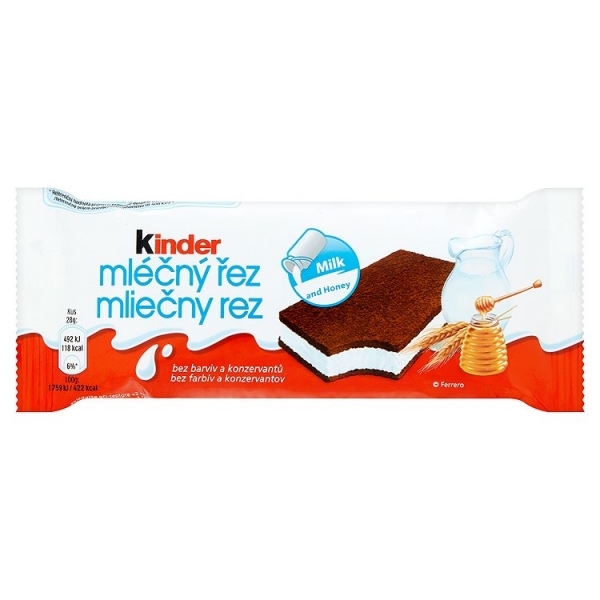 Kinder Mliečny rez 28g