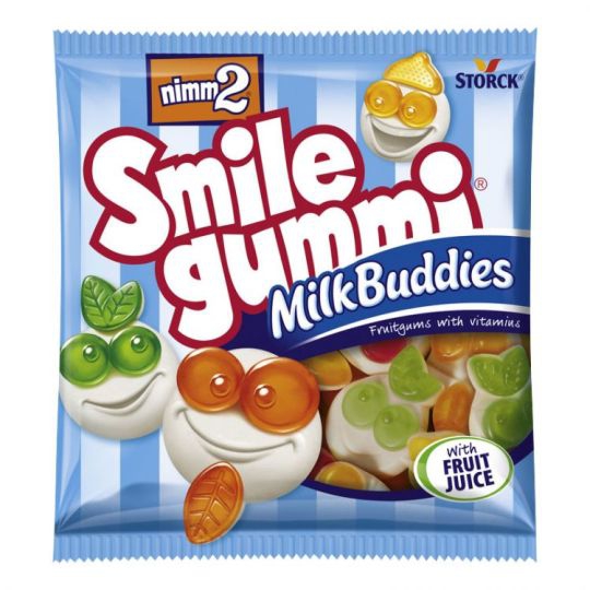 Cukríky Nimm2 90g Smile milk Buddies