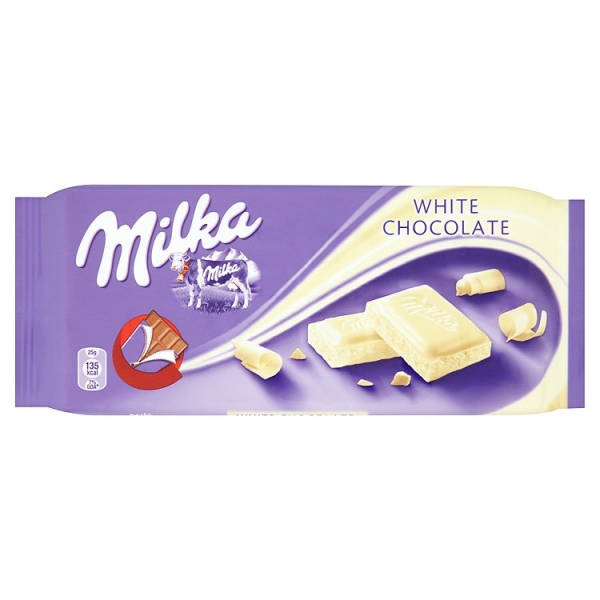 Čok.Milka 100g biela