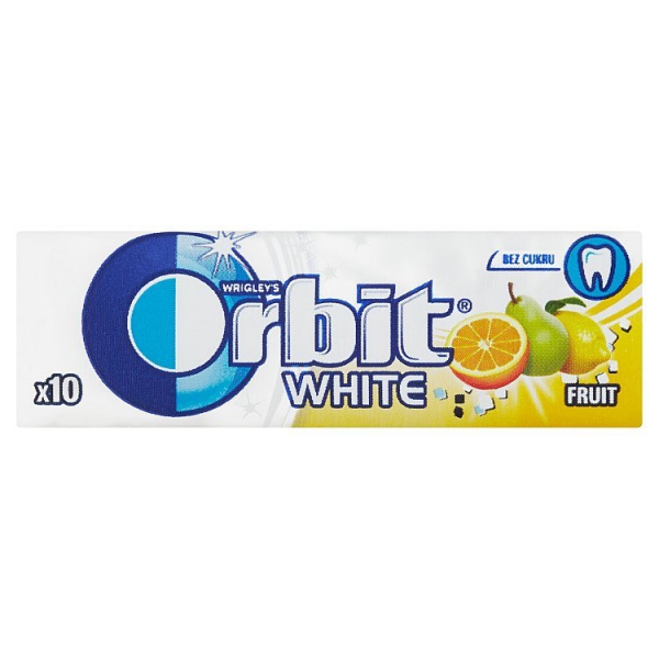 Žuv.Orb.White Fruit 14g dražé