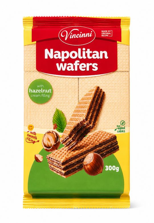 Oblátky Vincinni 300g lieskoorieškový krém