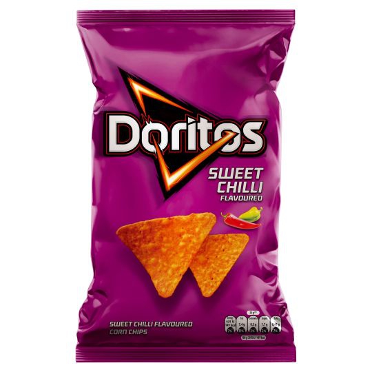 Kukuričné lupienky Doritos 90g chilli