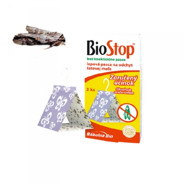 Biostop na šatové mole 2ks