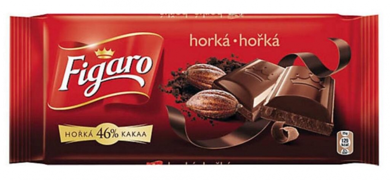 Čok.horká 80g Figaro