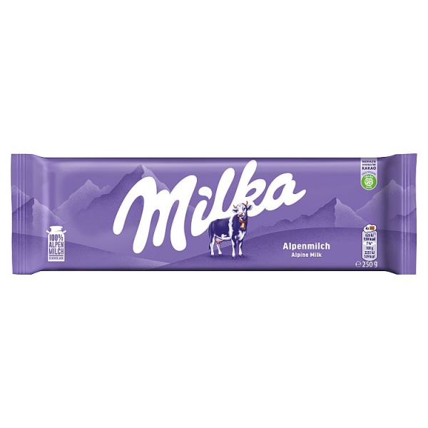 Čok.Milka 250g mliečna