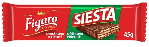 Oblátka Siesta 45g oriešková