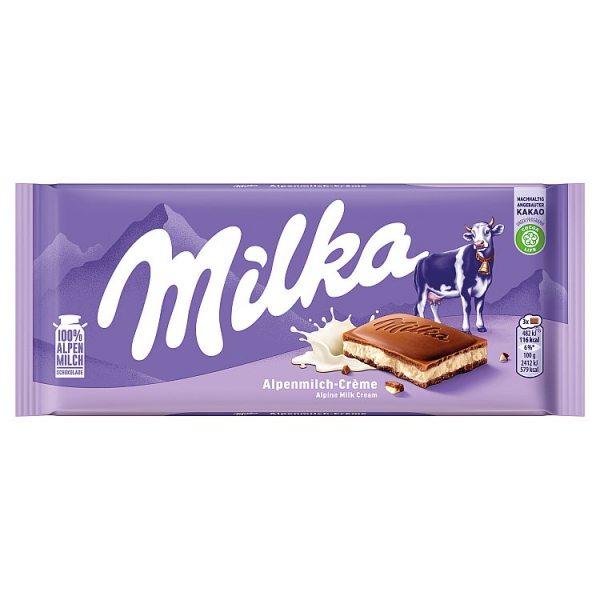 Čok.Milka 100g milk cream