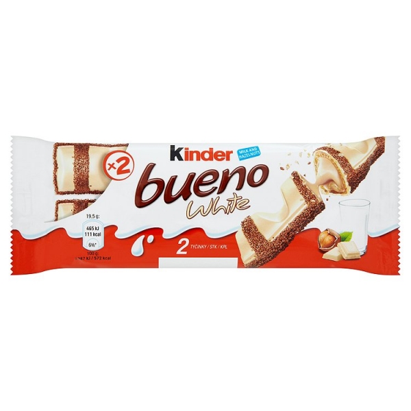 Tyč.Kinder Bueno 39g biela