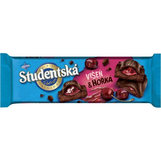 Čok.ŠTPE 225g horká višne