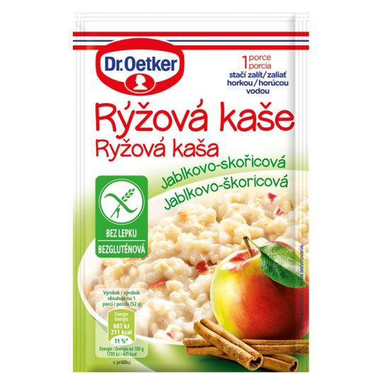 Ryžová kaša 52g jabl.škor.