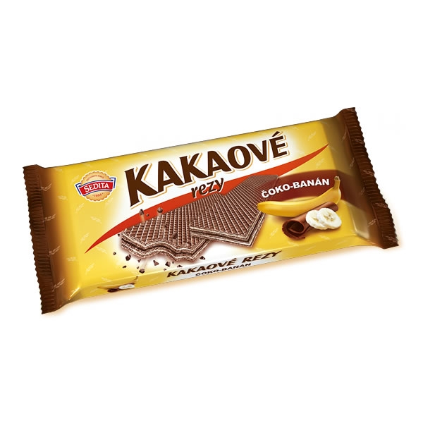 Kakaové rezy čoko-banán50g