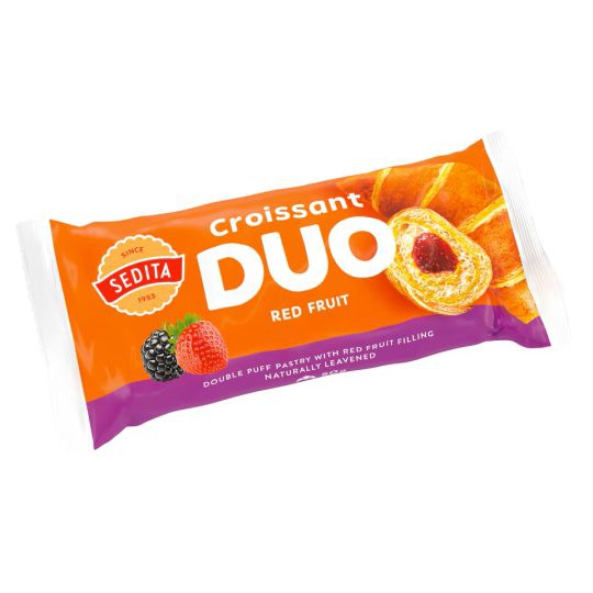 Croissant DUO 50g červené ovocie Sedita