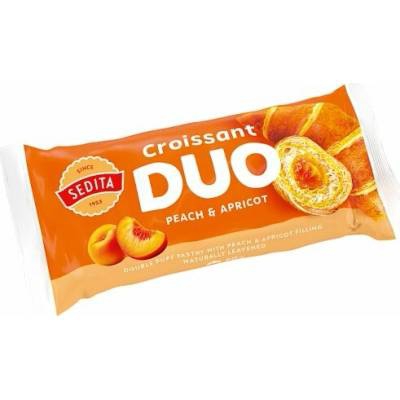 Croissant DUO 50g broskyňa marhuľa Sedita