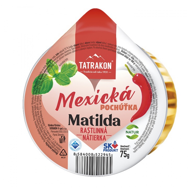 Pašť.Vegg.Matilda 75g mexická pochúťka