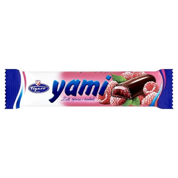 Tyč.Yami malinová 25g