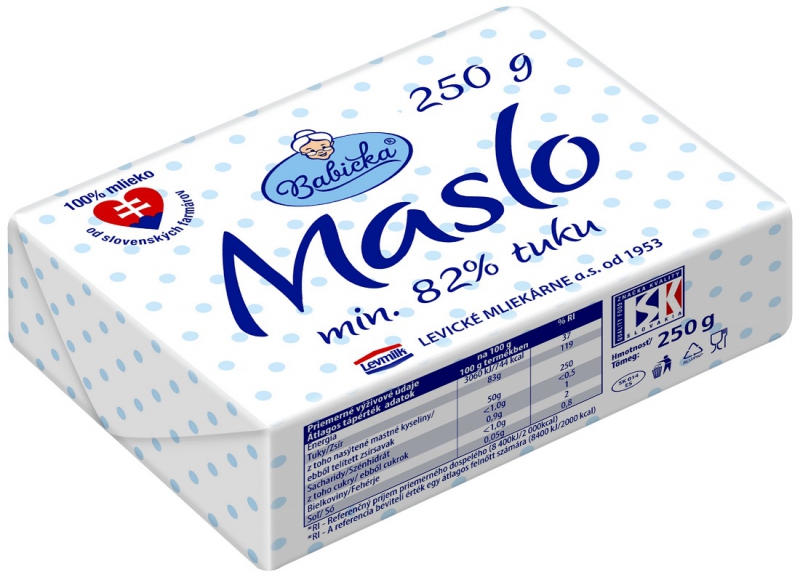 Maslo 250g Babička