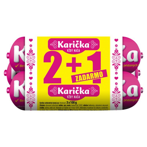 Syr Karička 3x100g črievkorievko