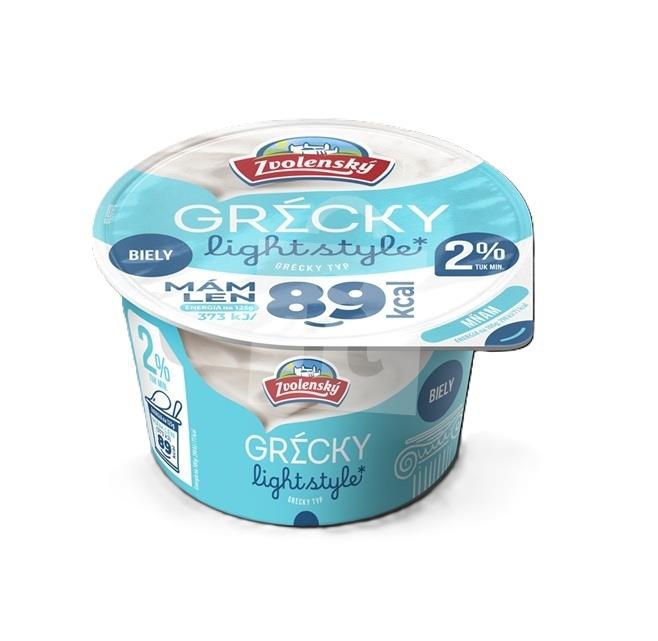 Jogurt Zvolen grécky125g light biely