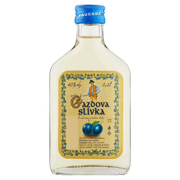 Slivka Gazd.40% 0,2L Frucona