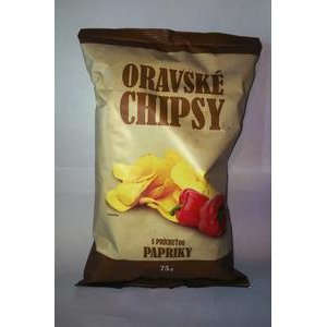 Zem.Chips oravské 75g papr