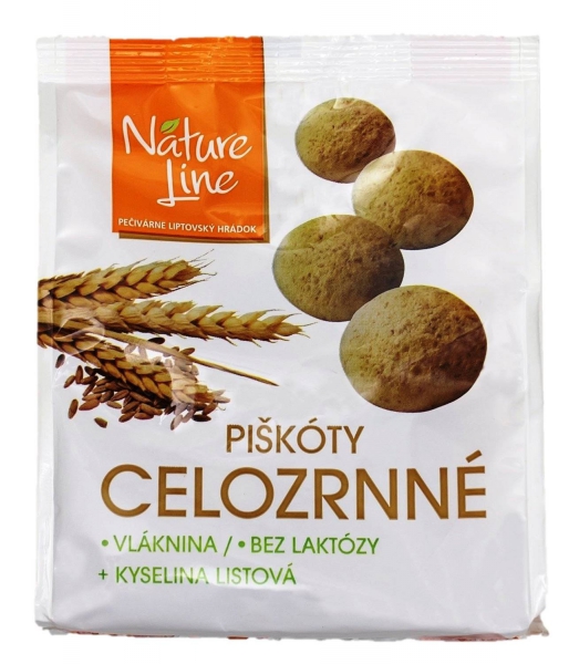 Piškóty celozr.120g Peč.