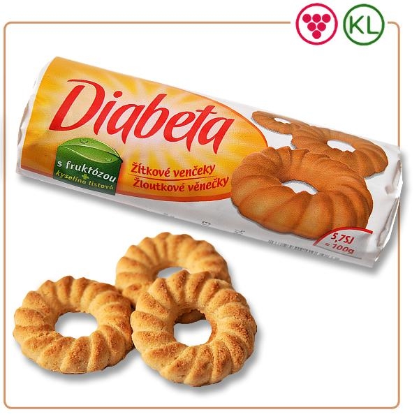 Venčeky Diabeta 100g žĺtk.