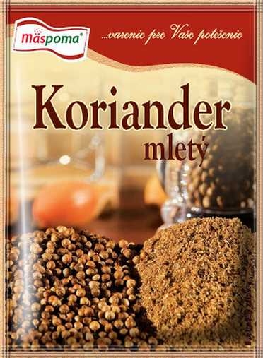 Koriander mletý 25g Mäspom