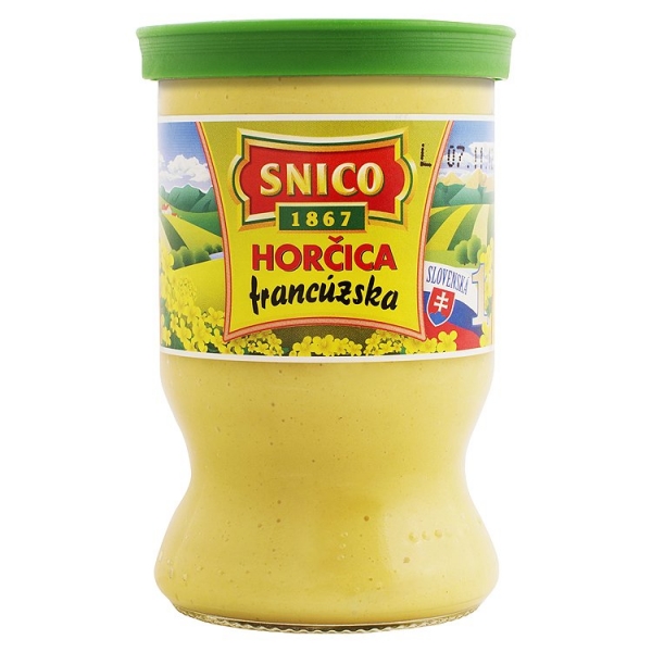 Horčica Francúz.180g Snico