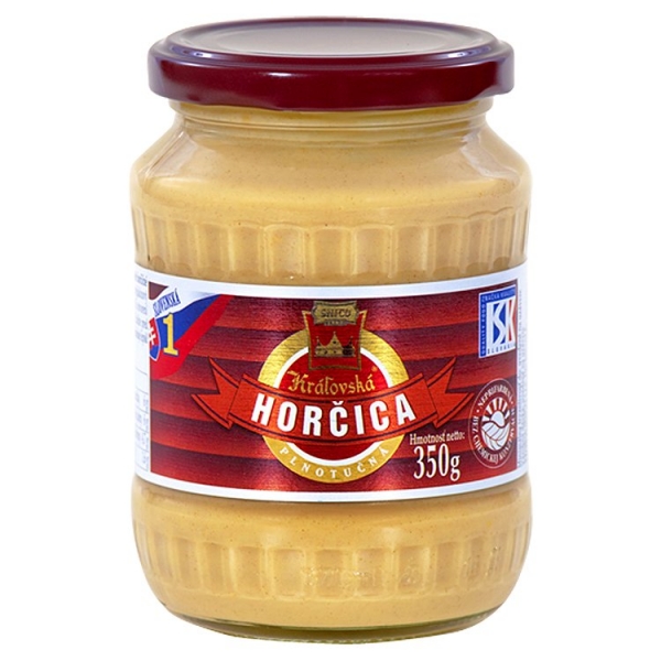 Horčica plnotučná 350g SniKráľovská