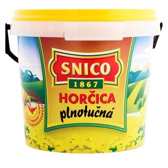 Horčica plnot.1000g Snico