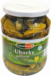 Uhorky 3-6cm 680gPP320g Novofruct