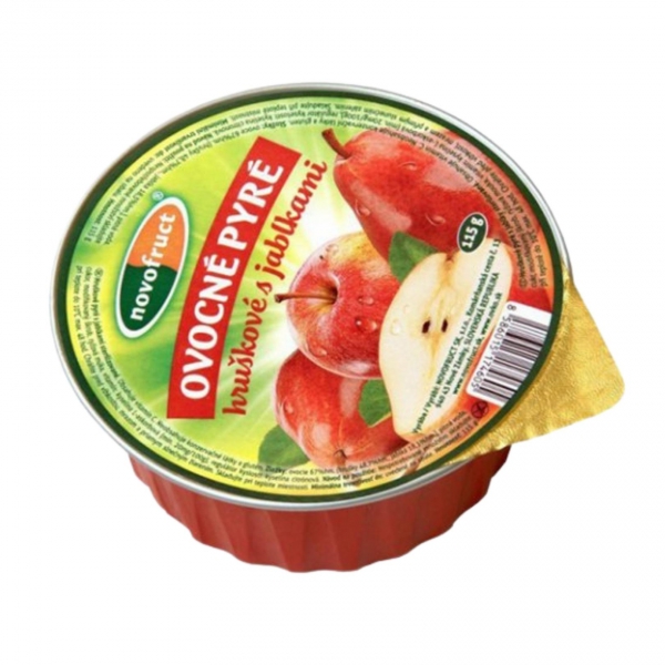 Ovocné pyré 115g hruš.jabl