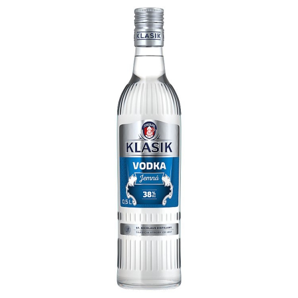 Vodka jemná 38% 0,5L St.Nicolaus