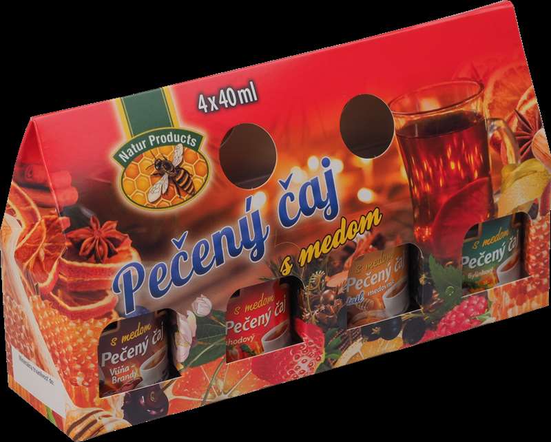 Medový čaj pečený 4x40ml Natur