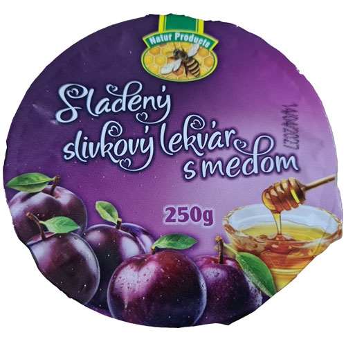 Lekvár slivk.med 250g Natur Product