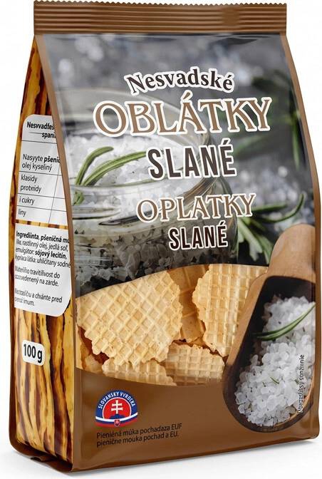 Oblátky Nesvadské 100g slané