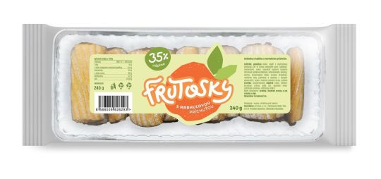 Sušienky Frutosky 240g jablková náplň