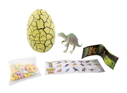 Cuk.Dino magic egg 10g3Dfigúrka+nálepka