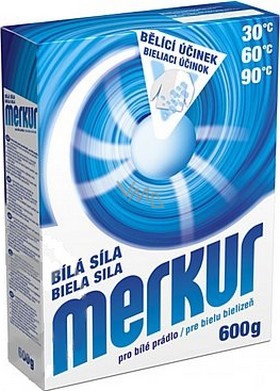 Prací práš.Merkur 600g biela sila