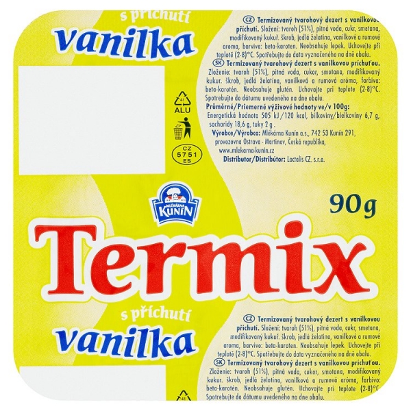 Termix 90g vanilkasmot.tvaroh.krém