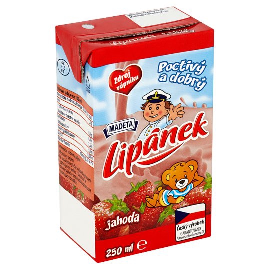 Mlieko Lipánek 250ml jahod