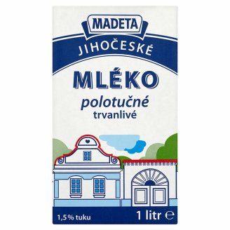 Mlieko trvan.1,5% 1L Madeta