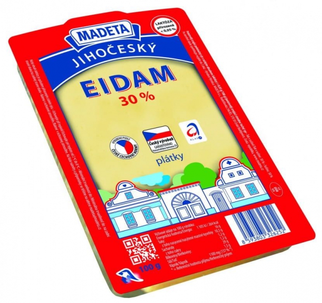 Syr Eidam pl.ne.30%100g Madeta