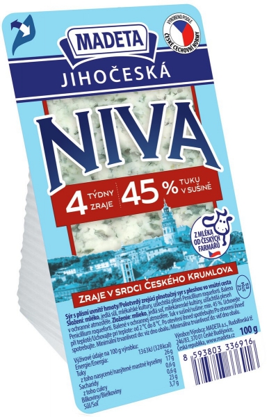 Syr Niva 45% 100g Madeta