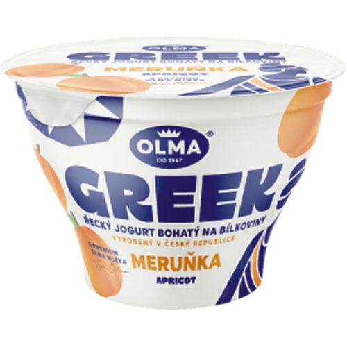 Jogurt Grécky 140g marhuľa Olma