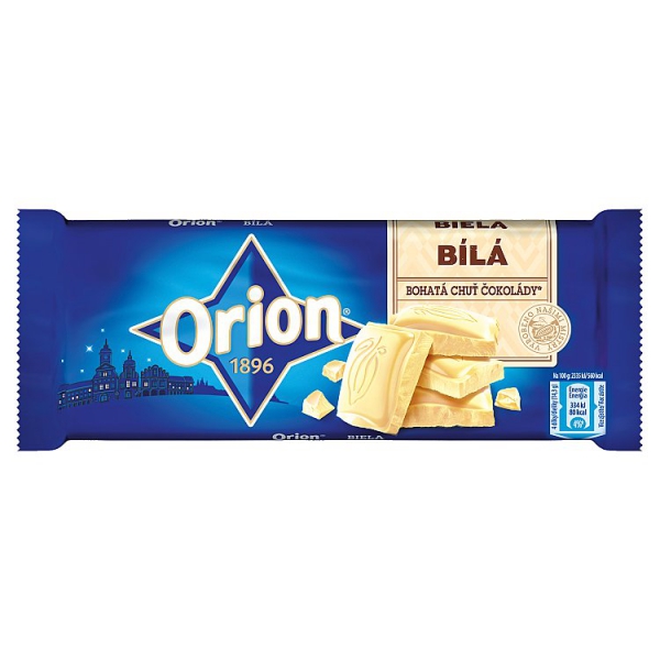 Čok.Orion biela 90g